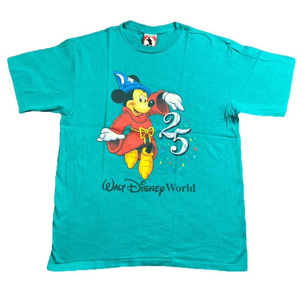 Vintage Mickey Inc. T-Shirt Men's Size XL Walt Disney World‎ 25th Anniversary